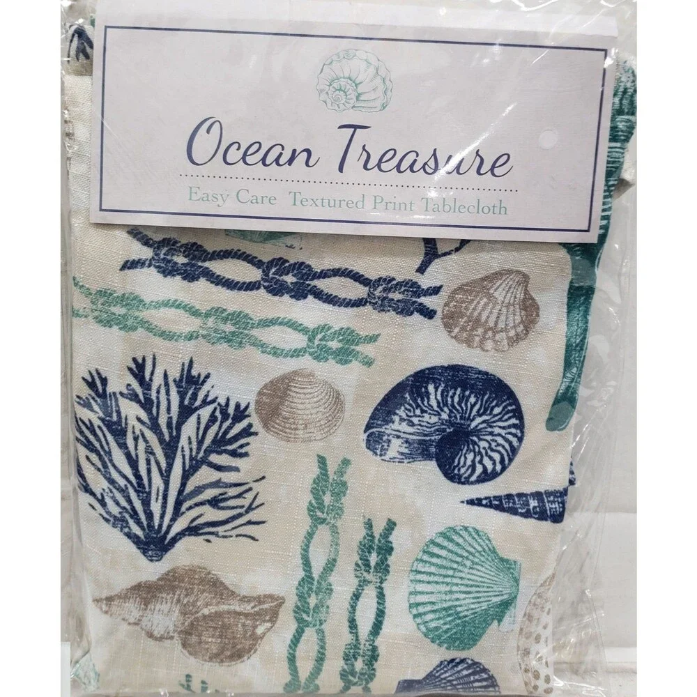 Printed Fabric Tablecloth 60